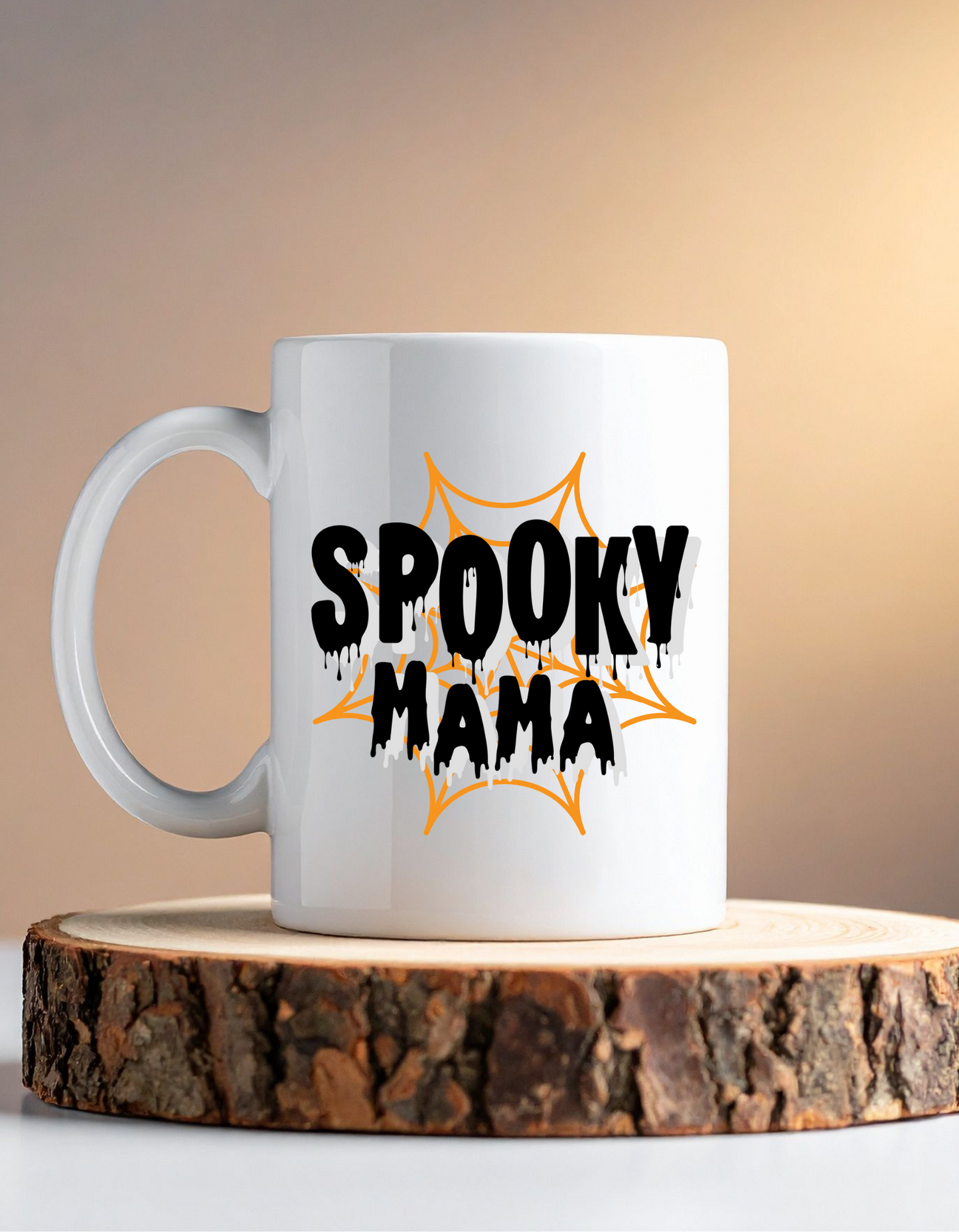 Spooky mama Halloween theme mug