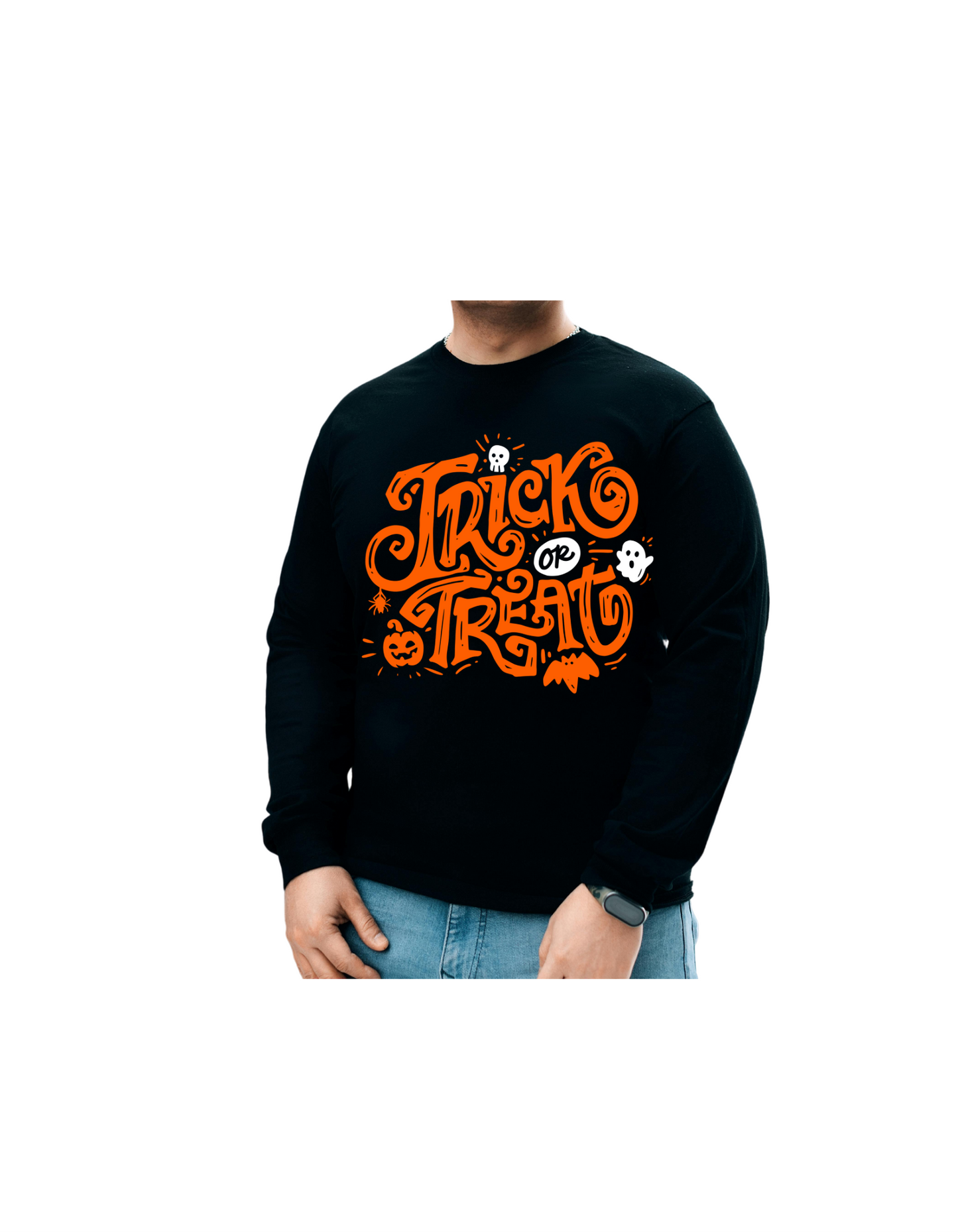 Halloween trick or treat sweatshirt